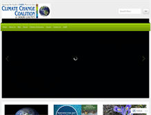 Tablet Screenshot of climatechangedoorcounty.com
